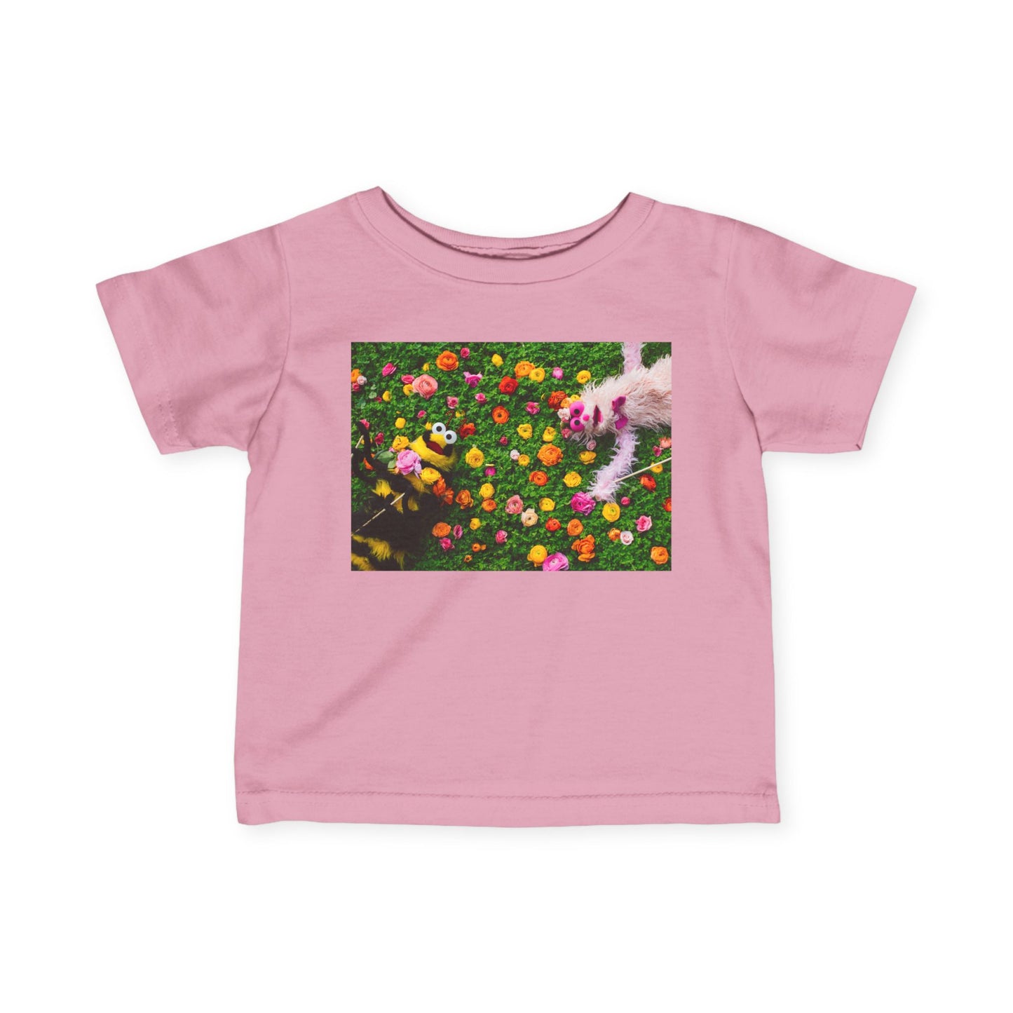 Toddlers - Honey & Pinky In Flowers T-Shirt