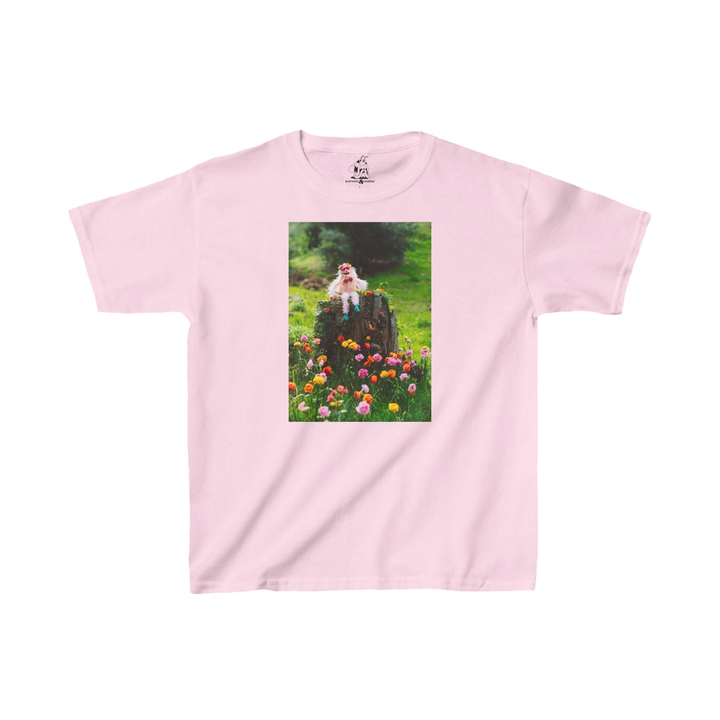 Kids - Pinky In Flowers T-Shirt