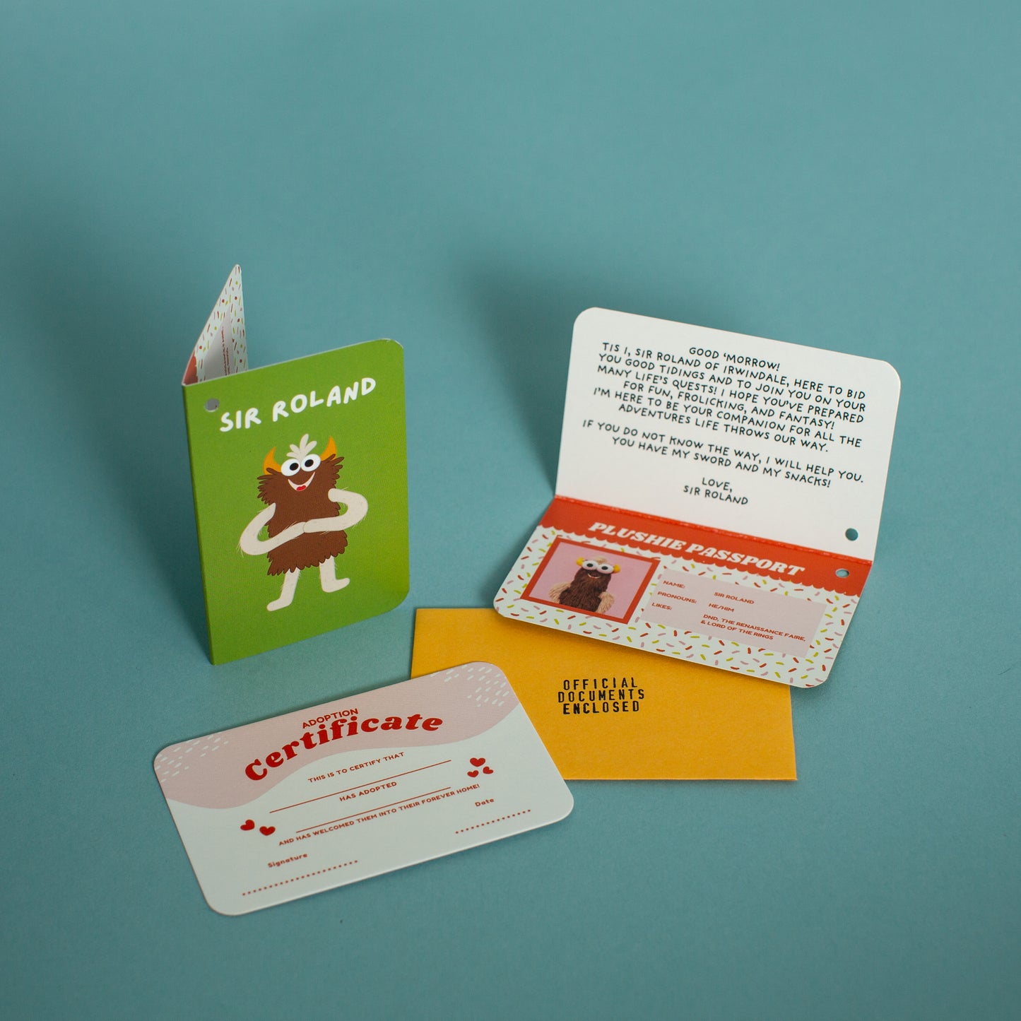 B-GRADE *SIR* Roland Plushie (As is condition)