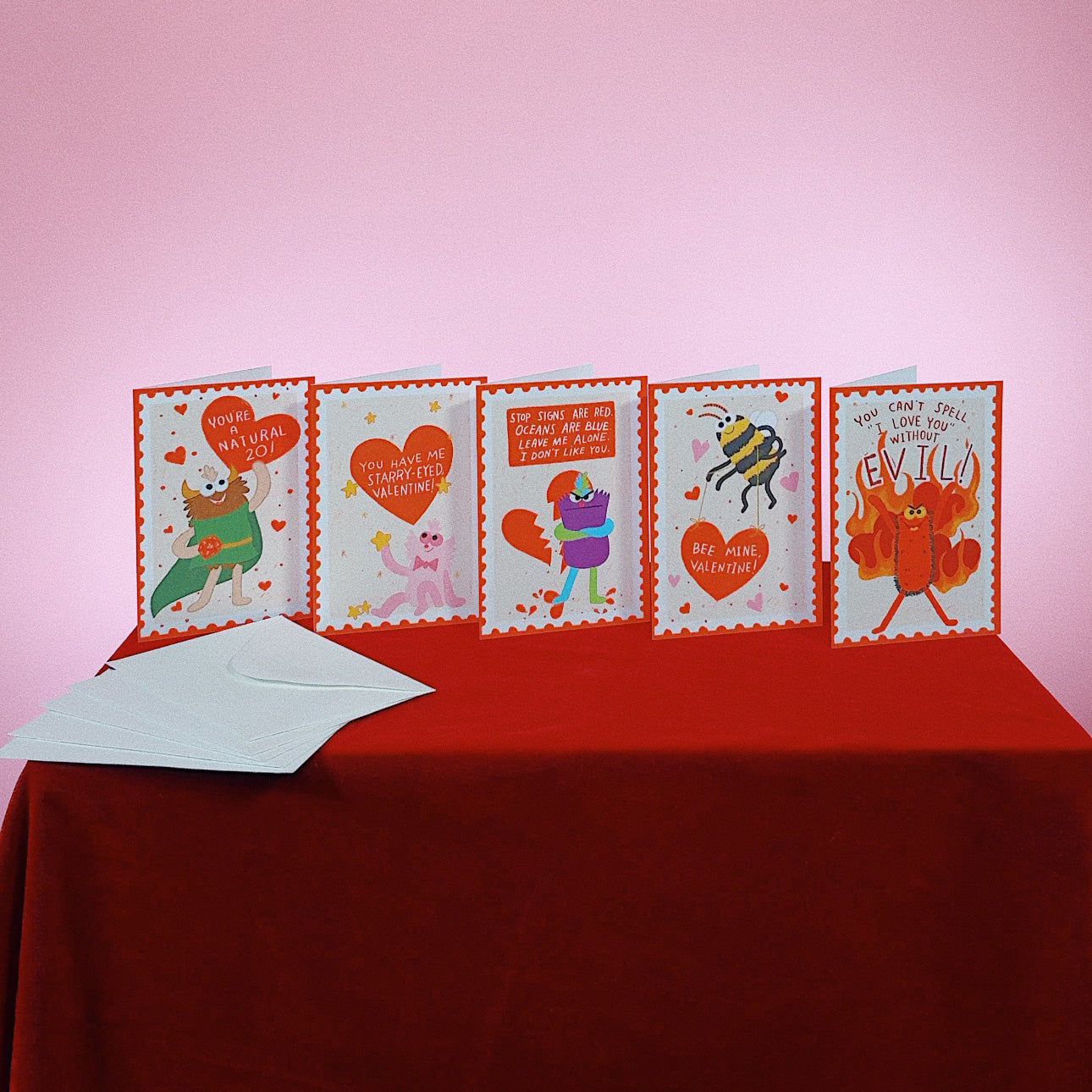 DIABLO'S MISPRINT Valentine Card Set