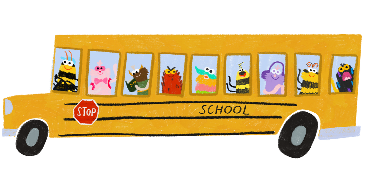 2026 August Sticker - School Bus - Patreon Exclusive