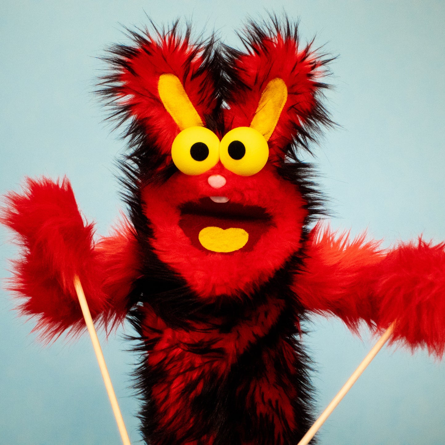 Bunny Diablo - Hand & Rod Puppet