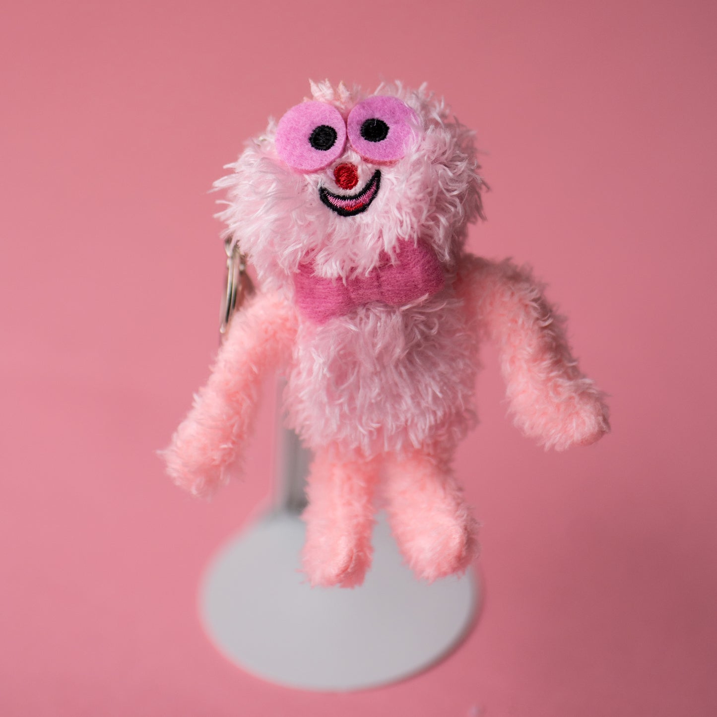 Puny Pinky Plushie Pocket Pal Keychain