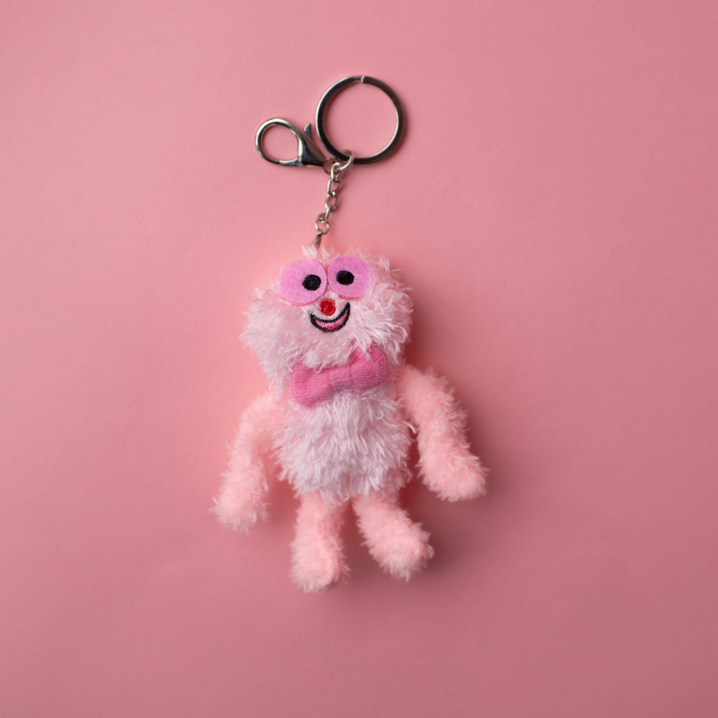 Puny Pinky Plushie Pocket Pal Keychain