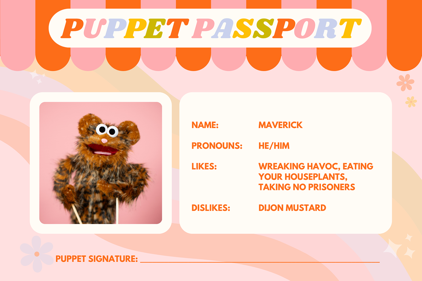 Maverick - Hand & Rod Puppet