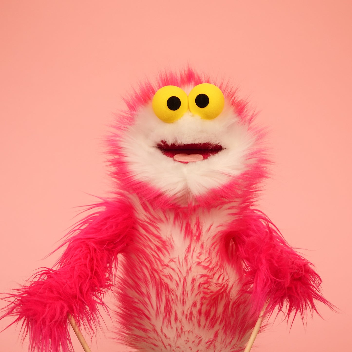 Pink Diablo - Hand & Rod Puppet
