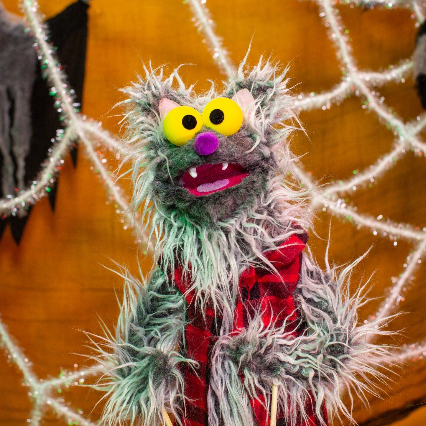 Walter the Werewolf - Hand & Rod Puppet