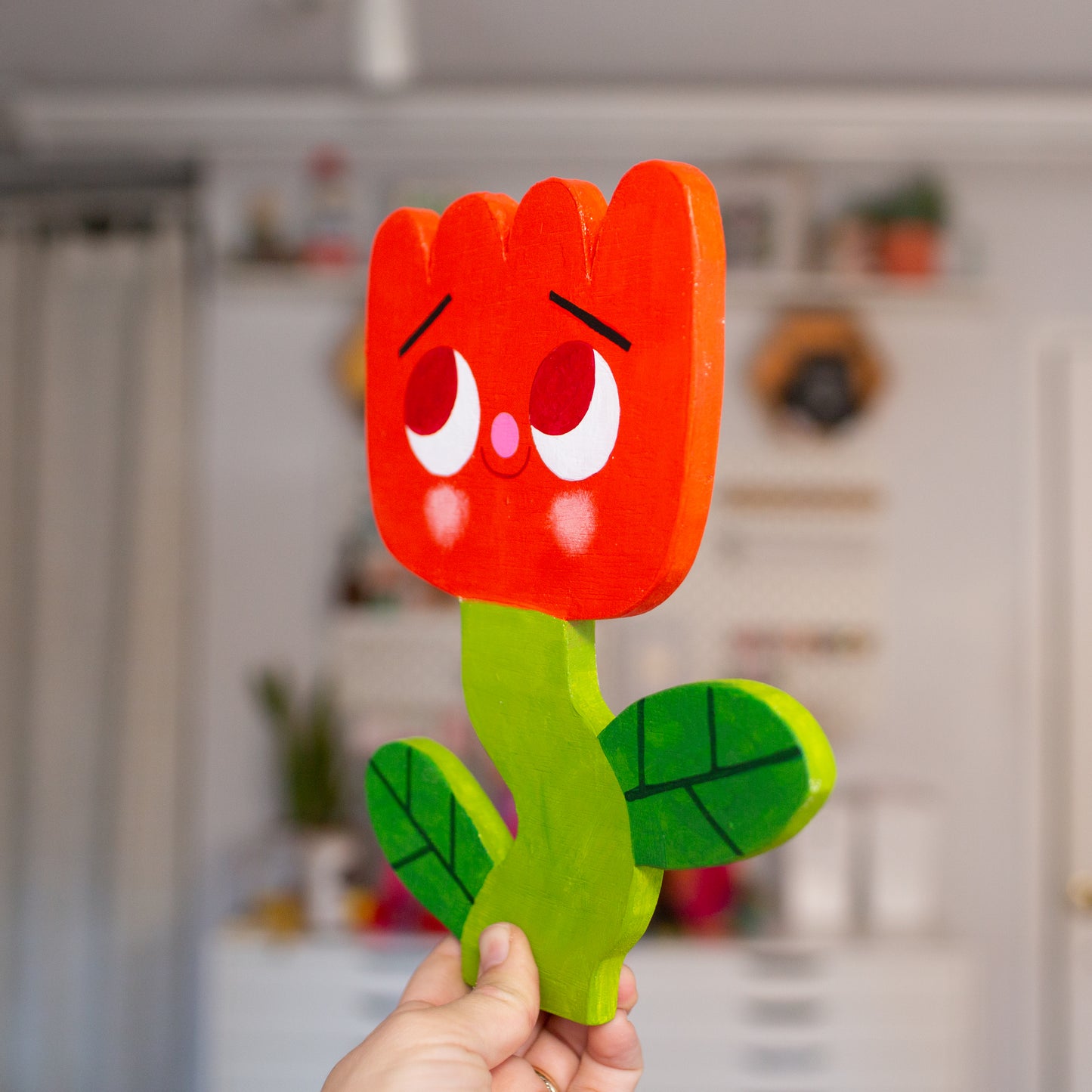 Red Tulip Wall Art