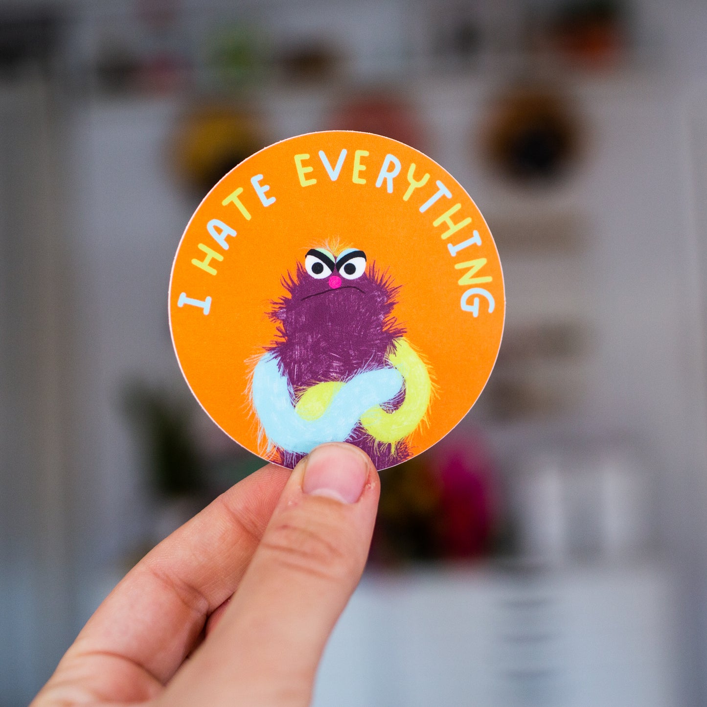 Dolly "I hate everything" - Vinyl Sticker