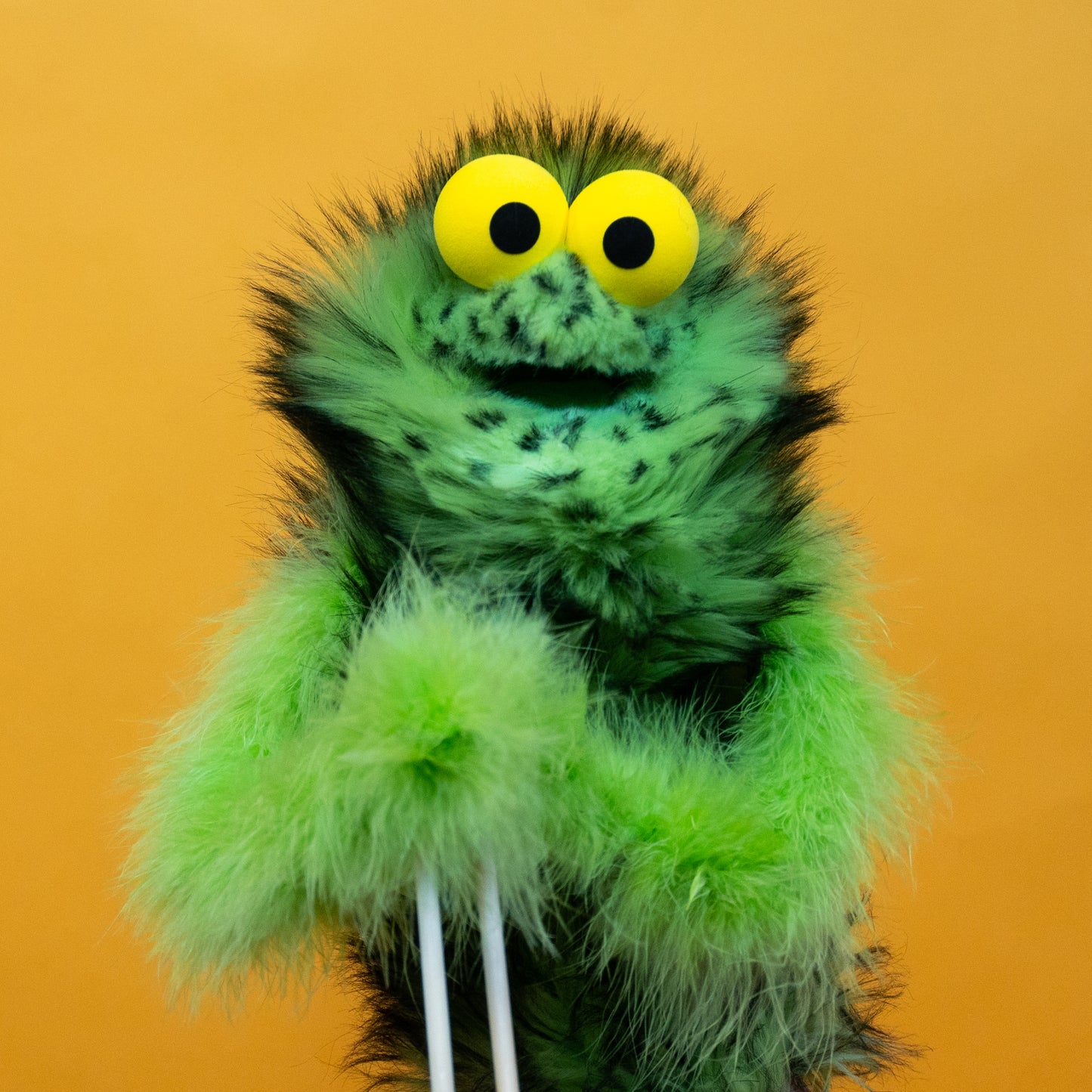 Green Diablo - Hand & Rod Puppet