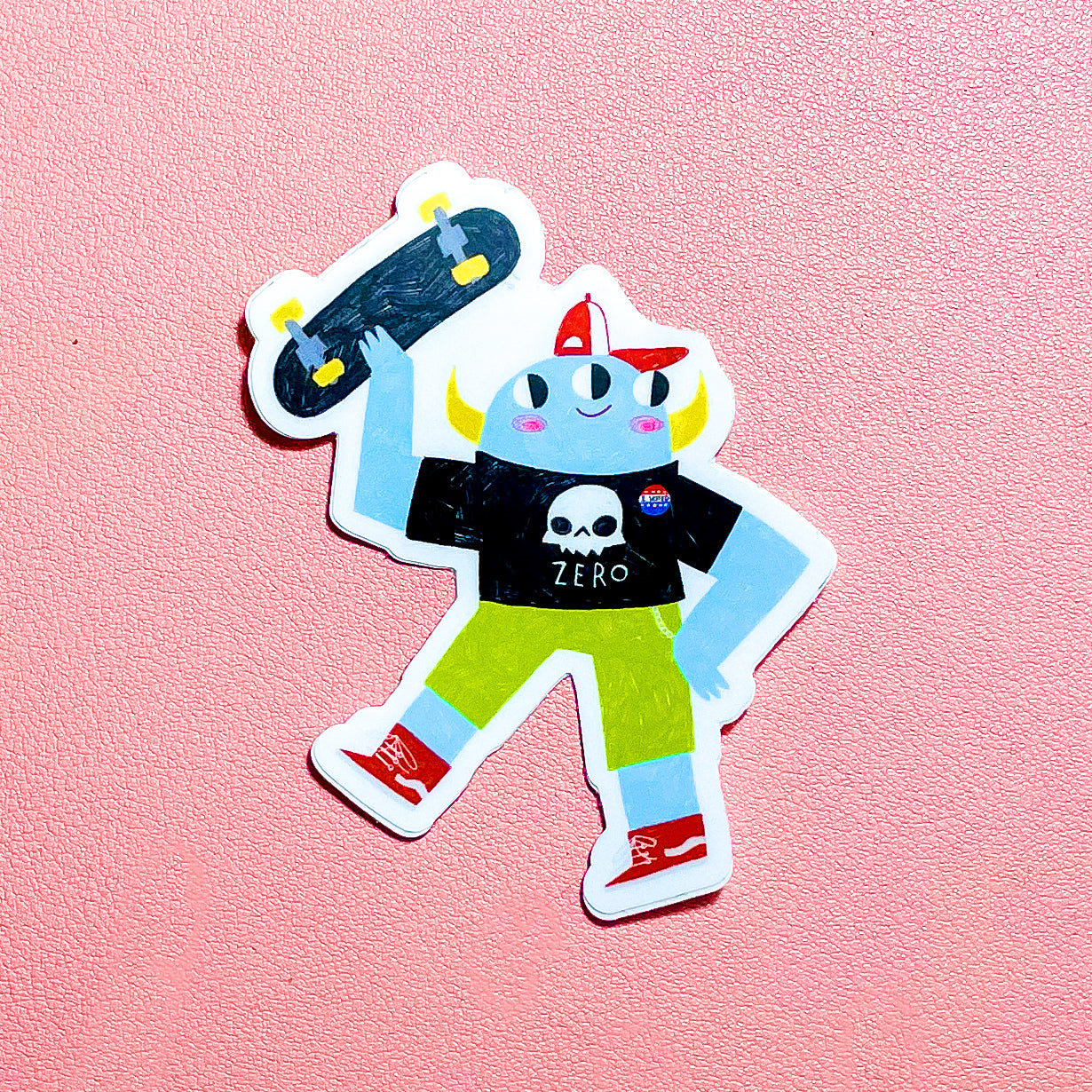 Alien Sk8r Sticker
