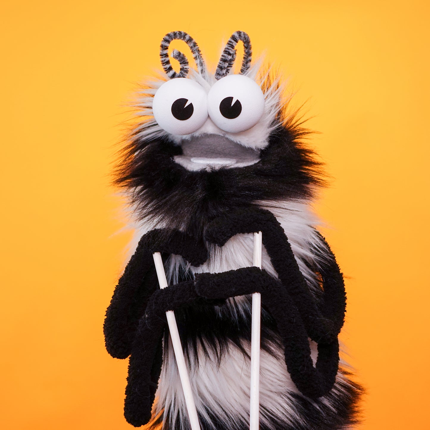 Ink Blot Cupcake - Hand & Rod Puppet