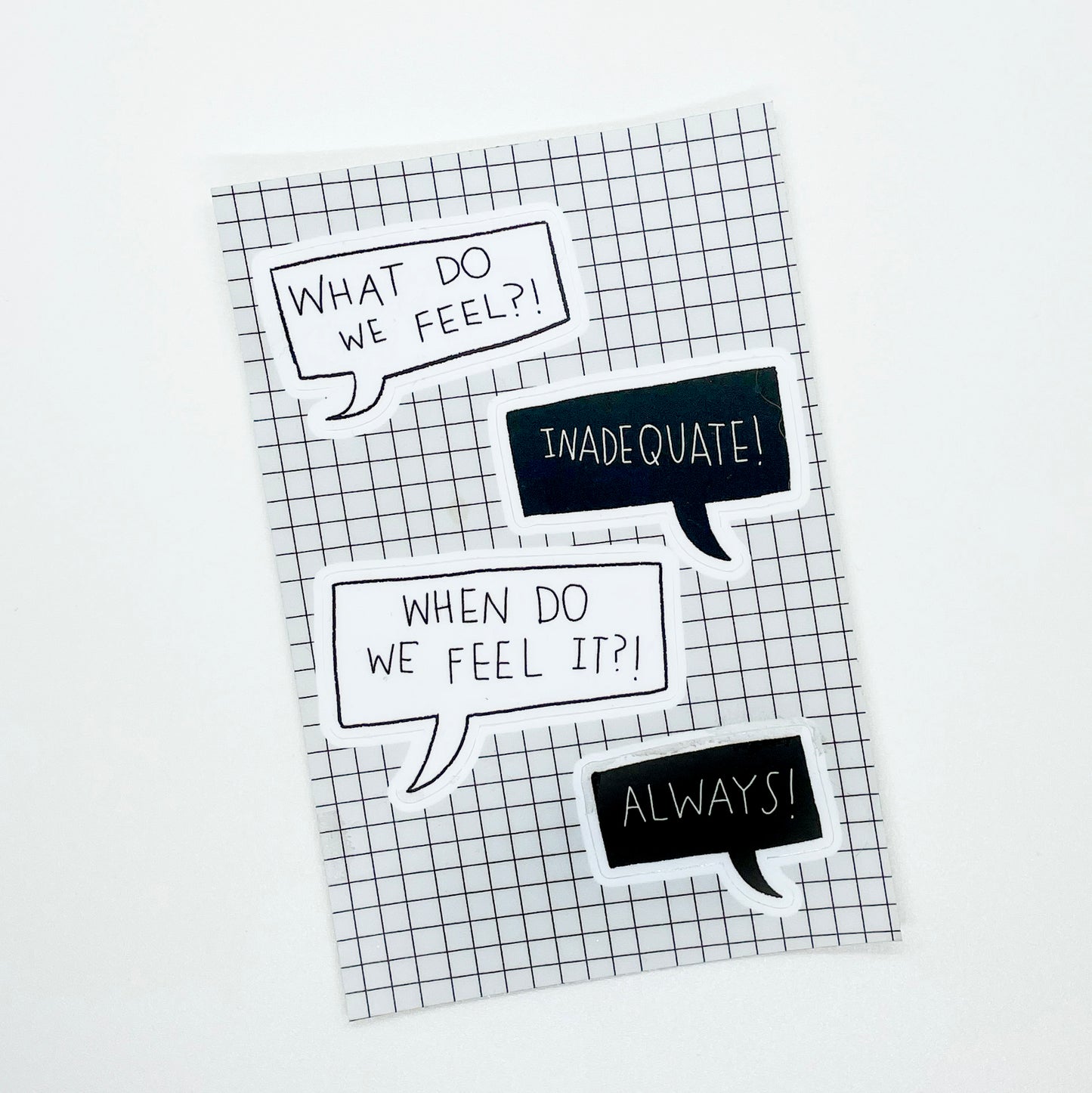 Inadequate Sticker Sheet