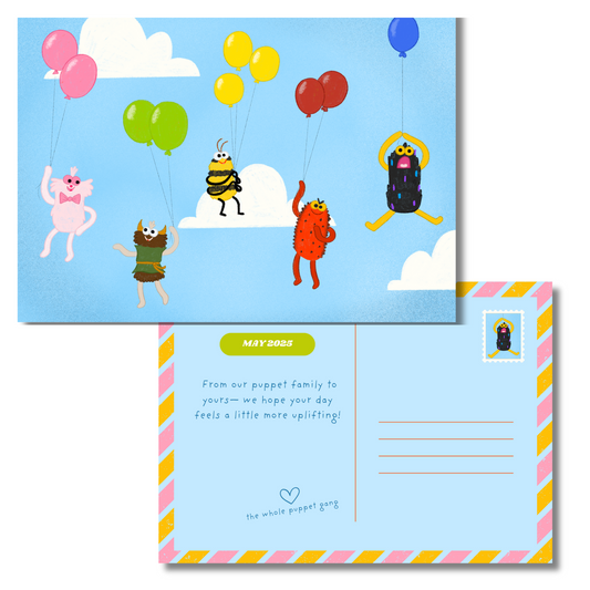 May 2025 - Up, Up And Away! - Exclusive Patreon Postcard