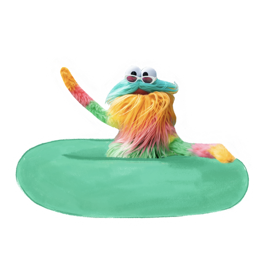 2026 July Sticker - Sherbert Summer - Patreon Exclusive