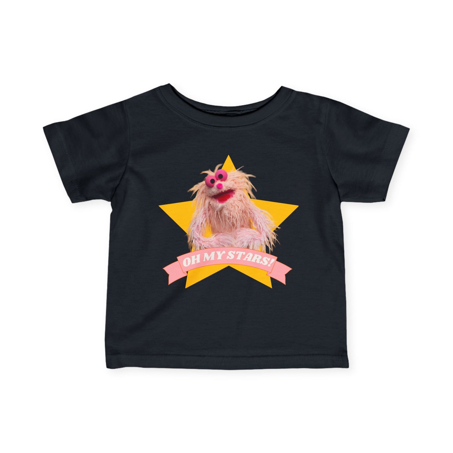 Toddlers - Pinky Star Portrait T-Shirt