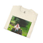 Pinky In Flowers T-Shirt (Adult Unisex)
