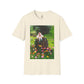Pinky In Flowers T-Shirt (Adult Unisex)