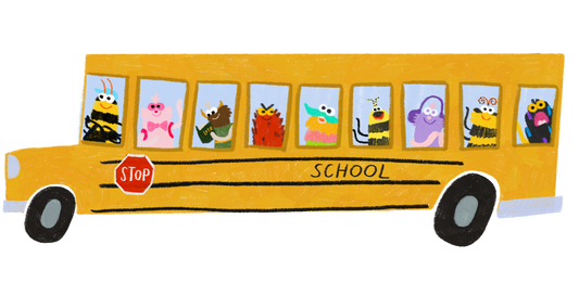 2026 August Sticker - School Bus - Patreon Exclusive