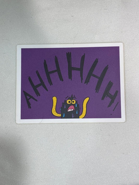 2026 January Zig Zag AHHH Sticker