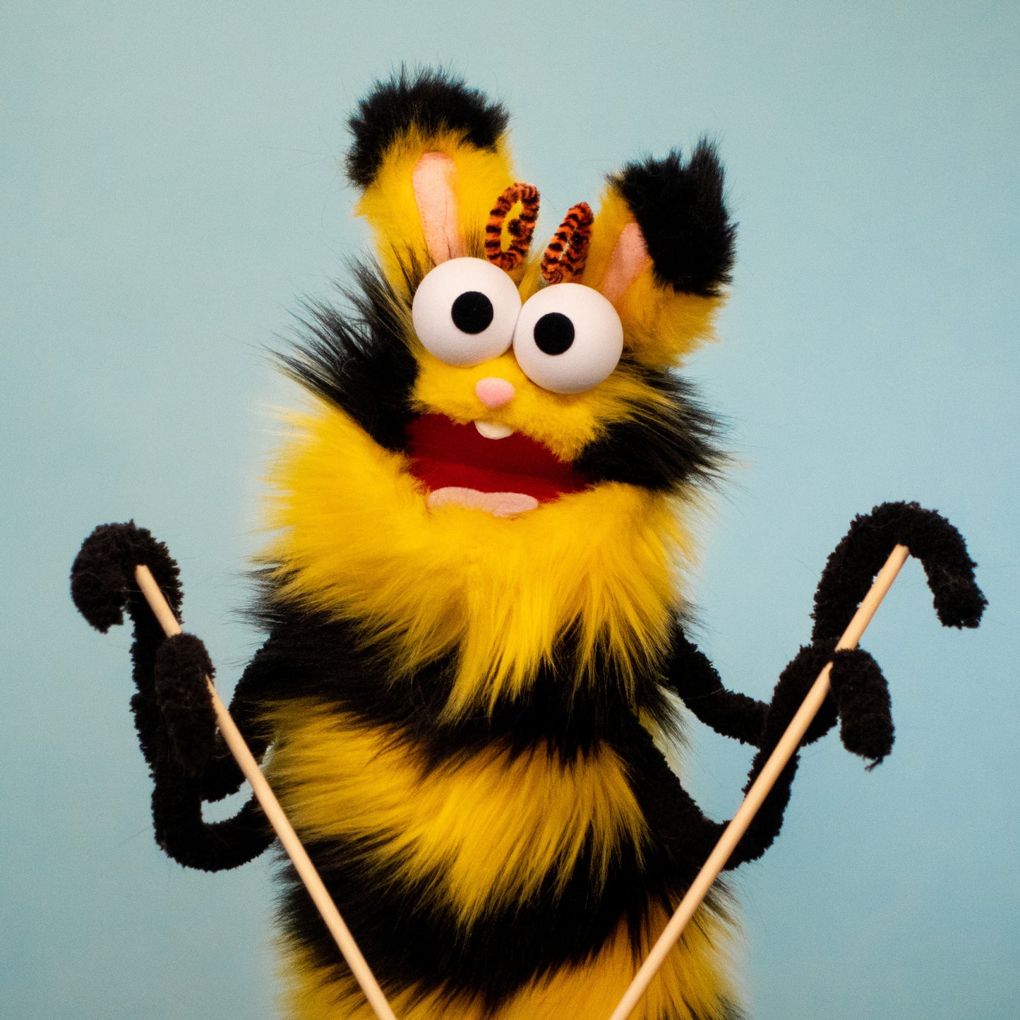Bunny Cupcake - Hand & Rod  Puppet