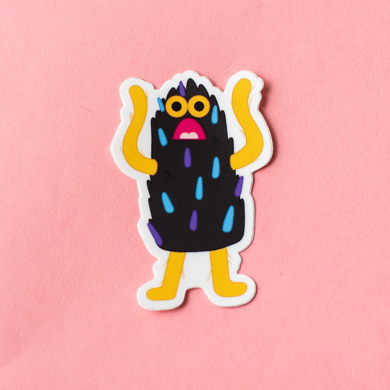 Zigzag Die-Cut Vinyl Sticker