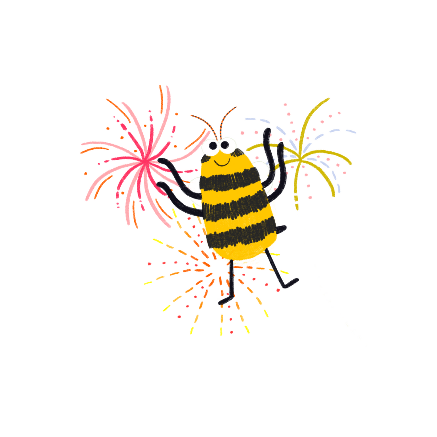 December 2024 - Honey Fireworks - Exclusive Patreon Sticker
