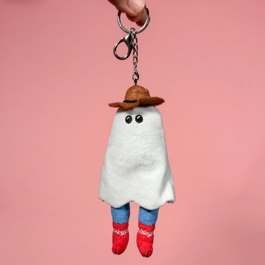 *PRE-ORDER* Stanley The Cowboy Ghost (LaBooBoo) Plushie Keychain
