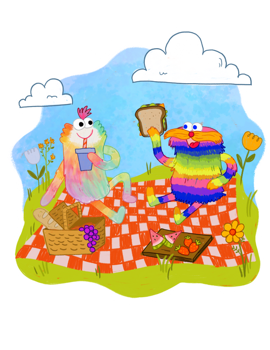 2026 June Sticker - Juniper & Bubbles - Patreon Exclusive