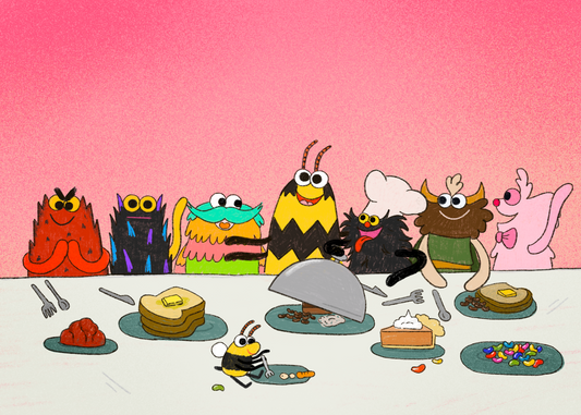 2025 November Postcard - The Great Feast - Patreon Exclusive