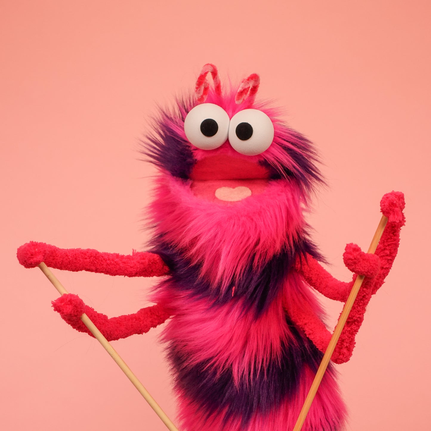 Pink Cupcake - Hand & Rod Puppet