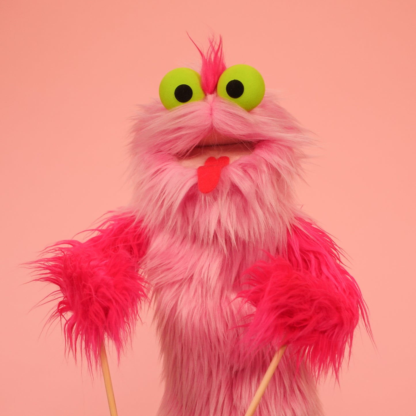 Pink Eggbert - Hand & Rod Puppet