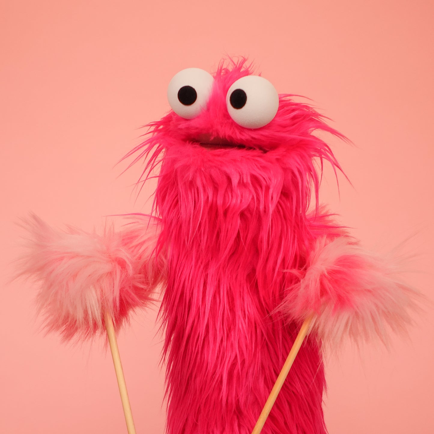 Pink Filbert - Hand & Rod Puppet