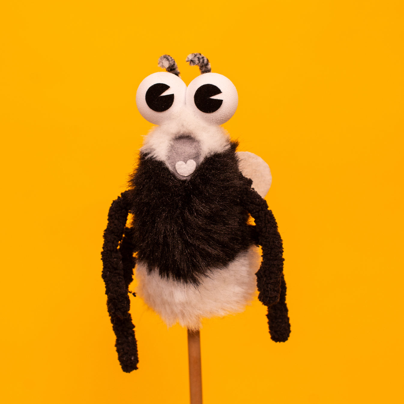 Tiny Honey Butterscotch (Finger Puppet) Ragmop & Goose