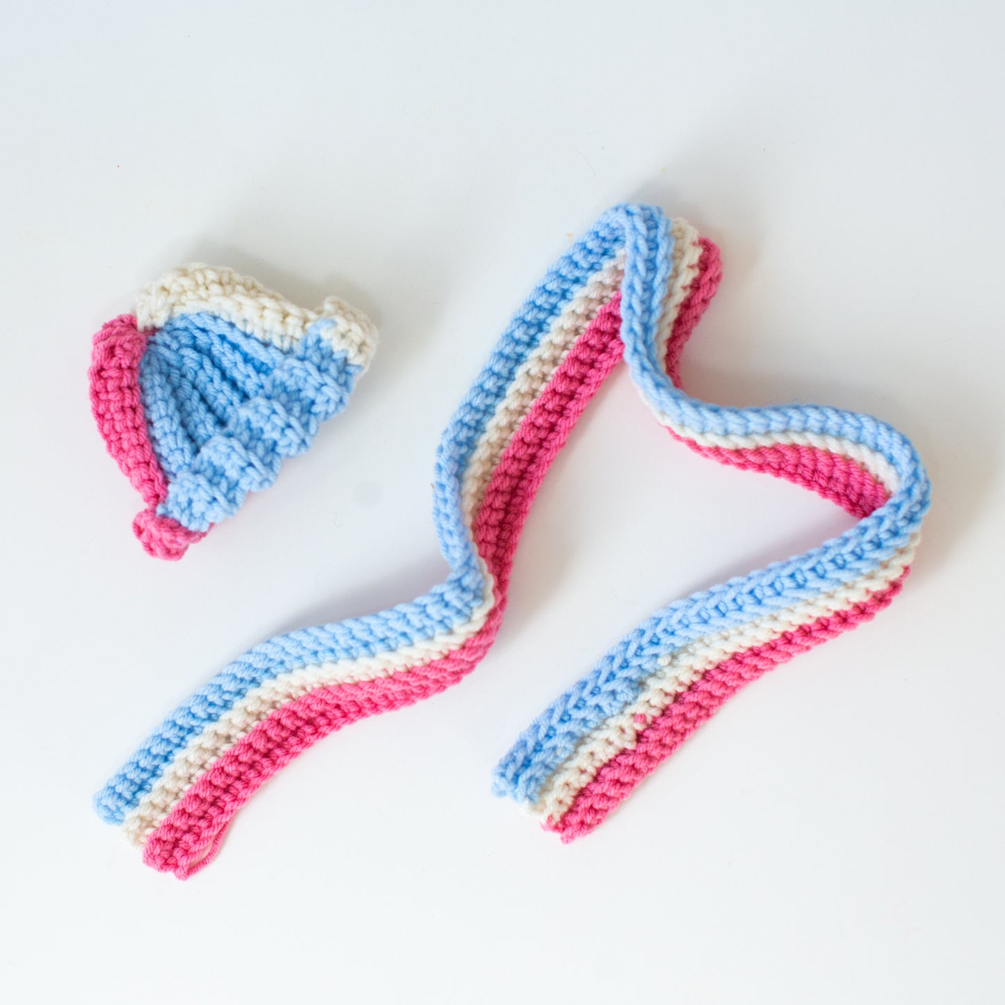 Crochet Hat and Scarf Set