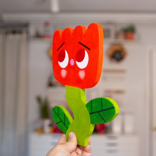 Red Tulip Wall Art