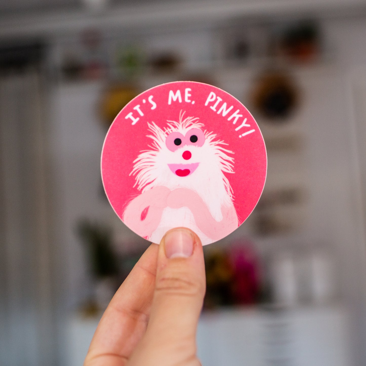 "It's Me, Pinky!" Vinyl Sticker