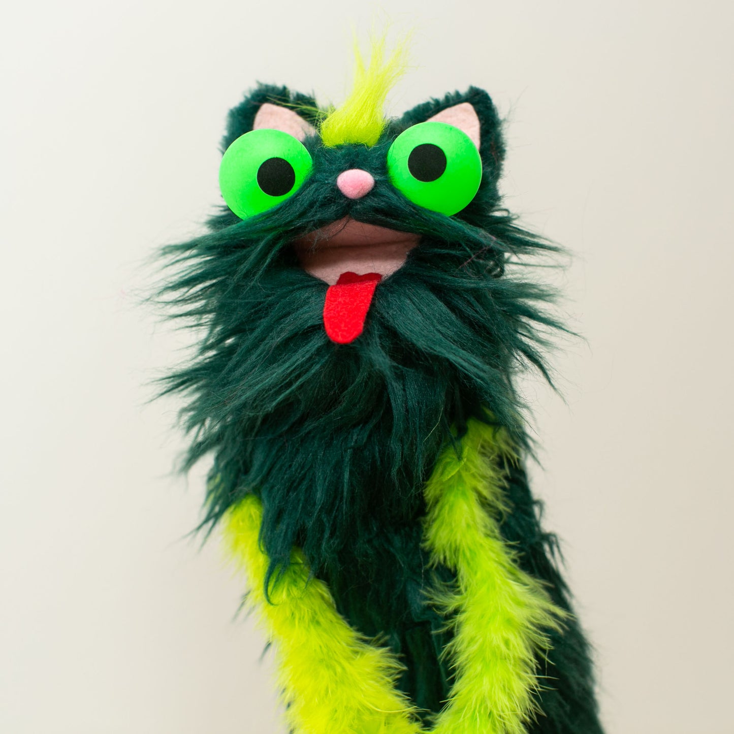 Kitty Eggbert - Hand & Rod  Puppet