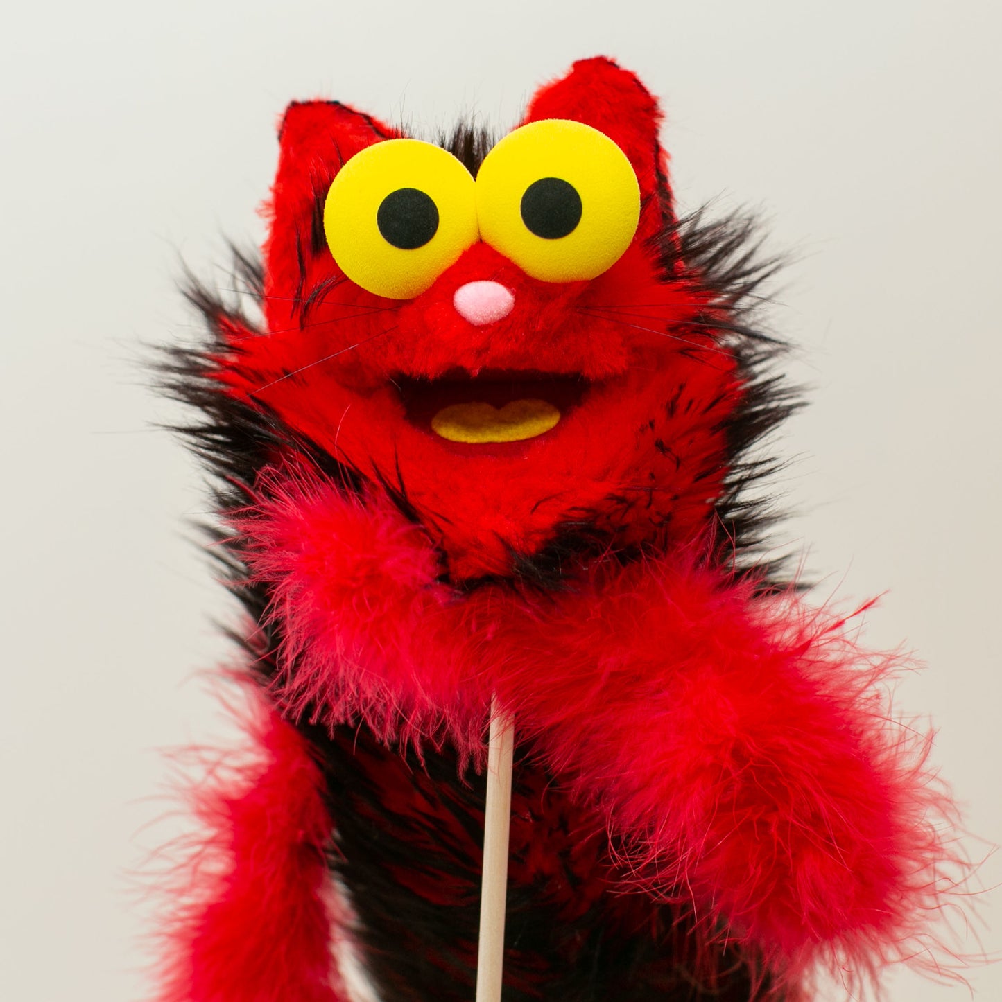 Kitty Diablo - Hand & Rod  Puppet