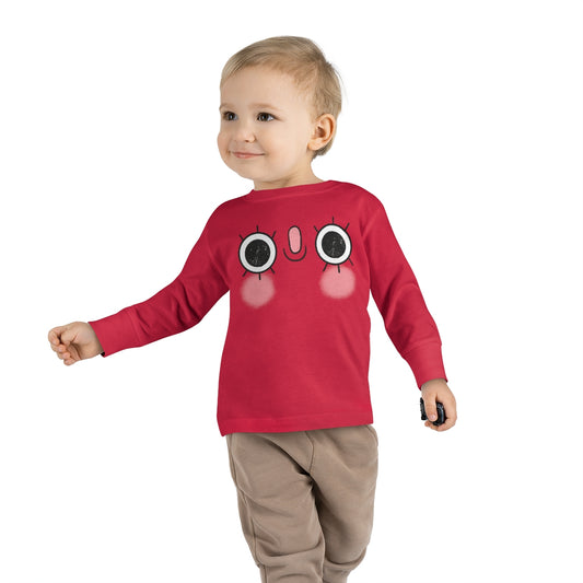 Happy Hungry Toddler Long Sleeve Shirt