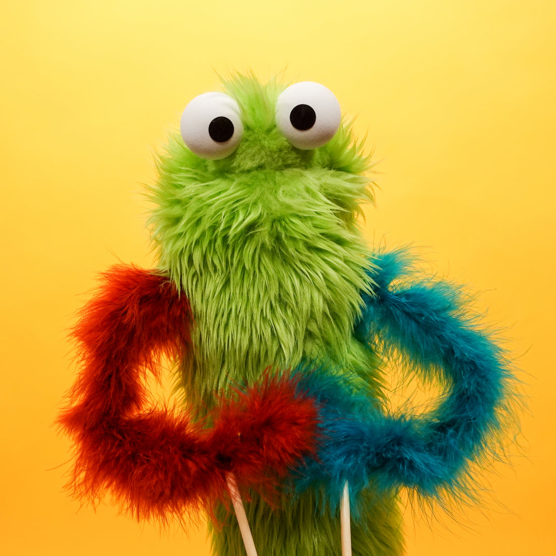 Albert Hand & Rod Puppet Ragmop & Goose