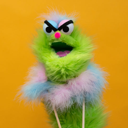 Green Dolly - Hand & Rod  Puppet