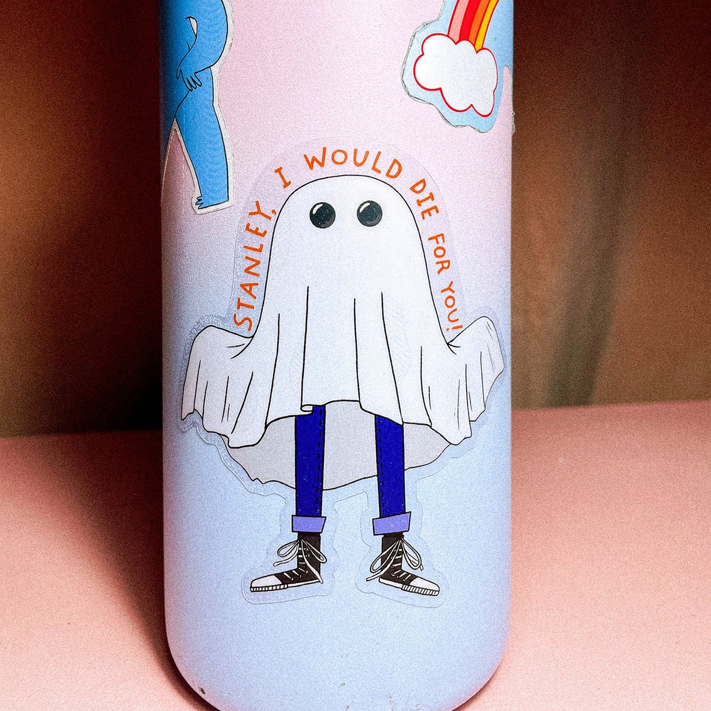 Stanley The Ghost "I Would Die For You" Sticker