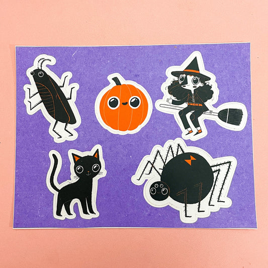 Halloween Critters - Jumbo Sticker Sheet
