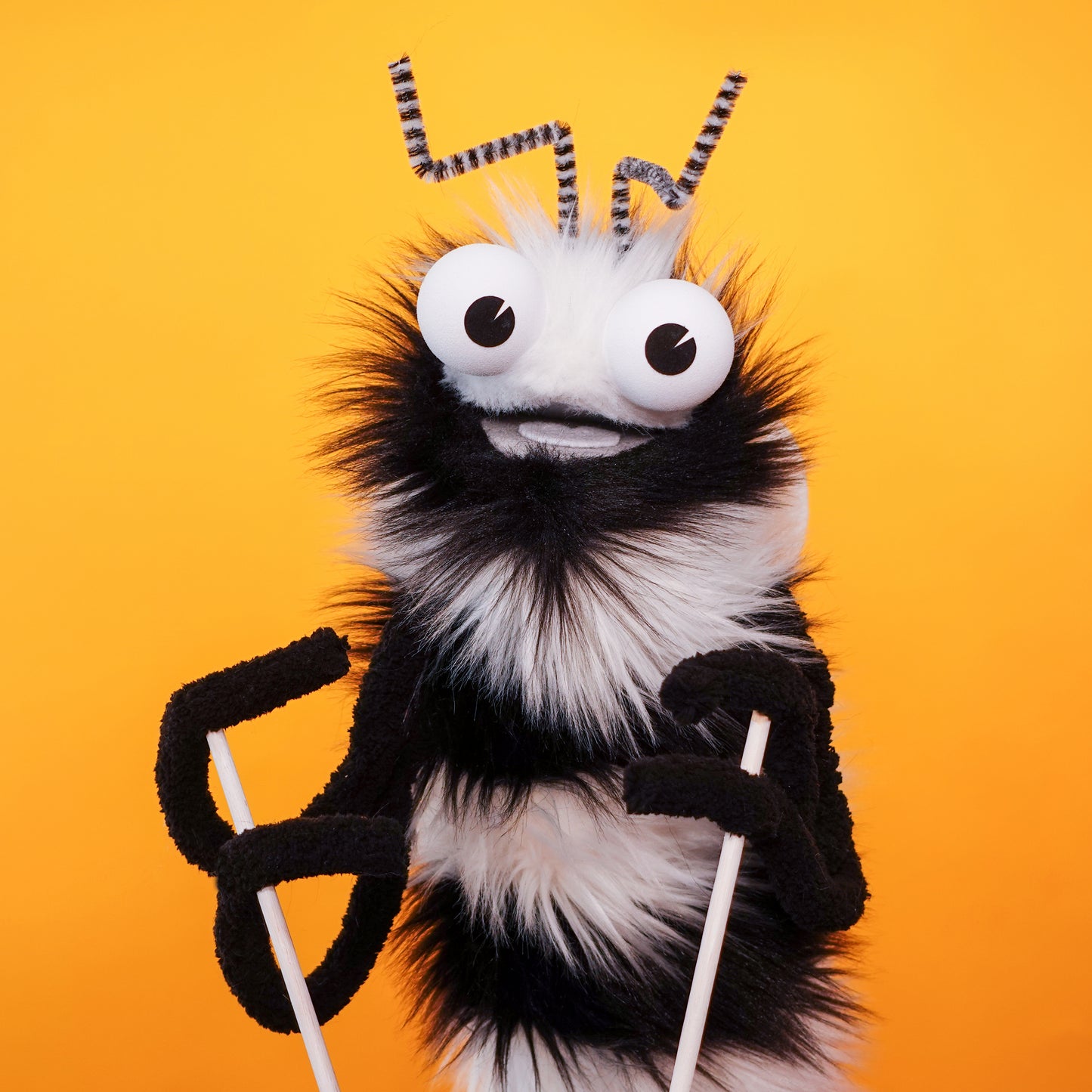 Ink Blot Goober- Hand & Rod  Puppet