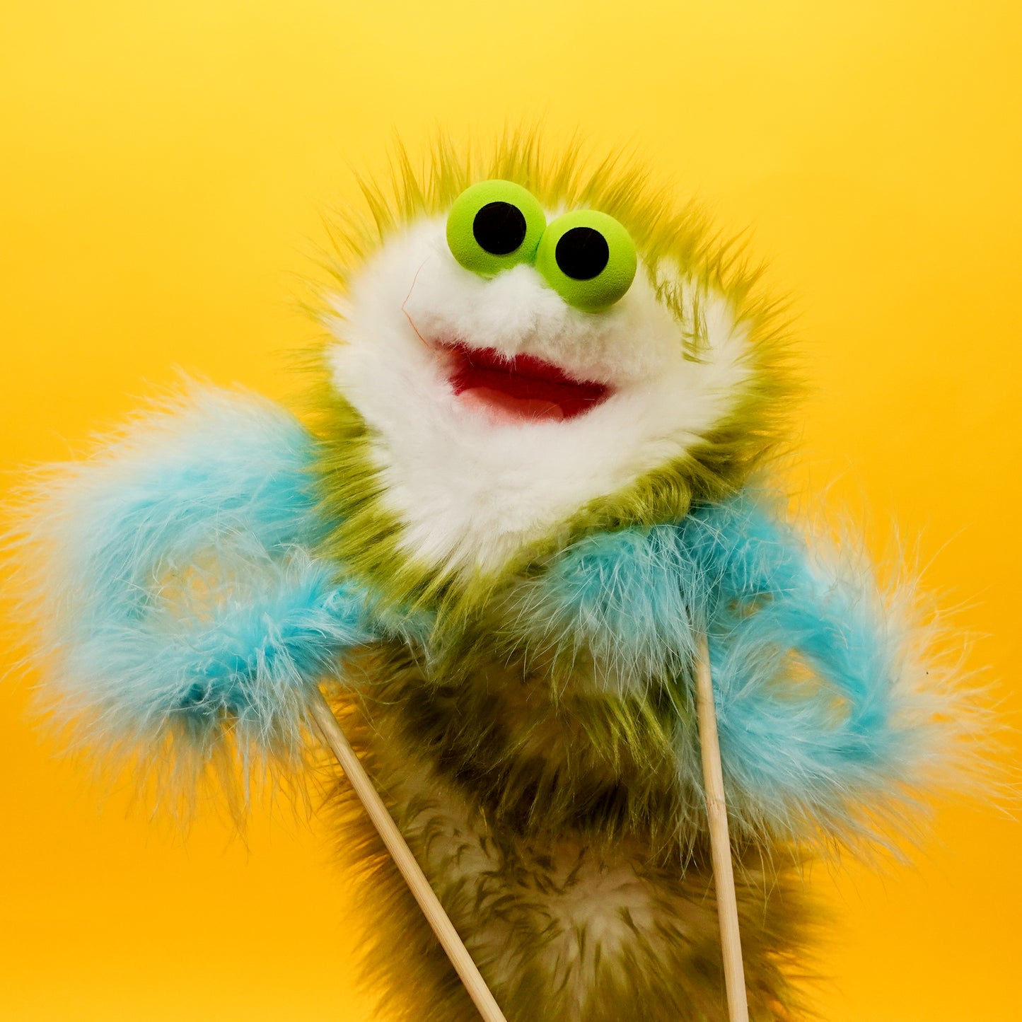 Petri Hand & Rod Puppet Ragmop & Goose