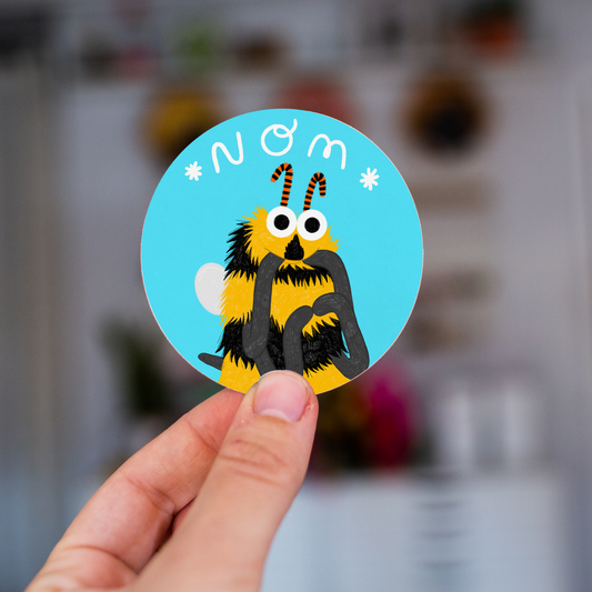 Honey Butter Biscuit *NOM* - Vinyl Sticker